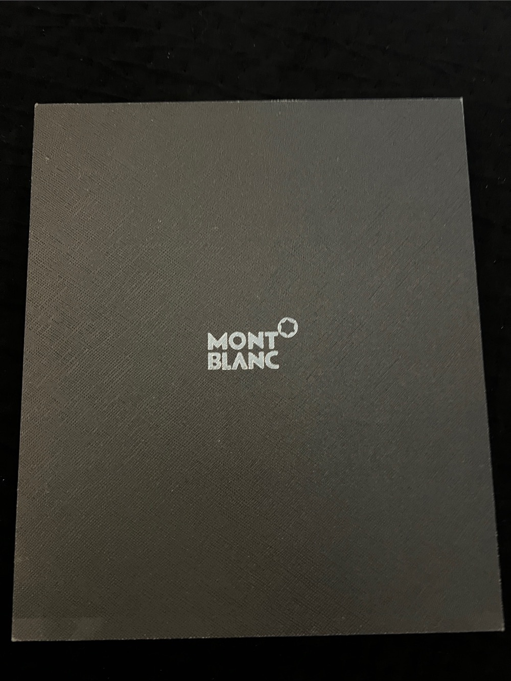 Montblanc Black Presentation Box with White Logo
